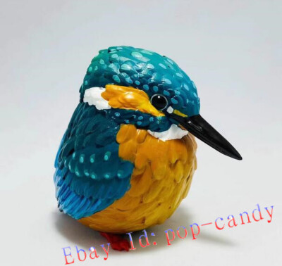 Animal Planet A Series Of Laugh And Grow Fat Bird Alcedo Atthis Resin Statue Toy