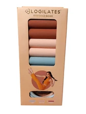 Blogilates 3-Pack Resistance Bands: Light (Sage) Medium (Peach) & Heavy (Rust)