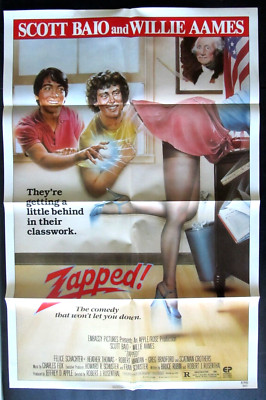 ZAPPED! ORIGINAL FOLDED MINT 27x41 MOVIE POSTER 1982 SCOTT BAIO HEATHER