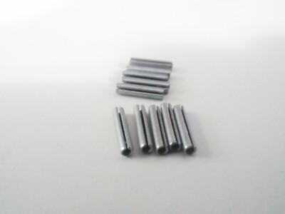 10X Slotted Spring Roll Pin 3/32 x 7/16 Zinc Coated High Carbon Steel ...