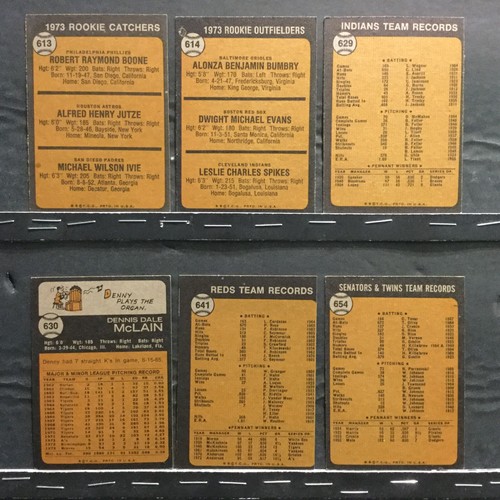 1973 Topps Baseball High Numbers NEAR SET 129 Different Avg. EX+ SEE BELOW Sku5 - Picture 5 of 20