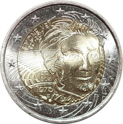 37 France 2 Euros Simone Veil 2018 1975 ->Make offer | eBay