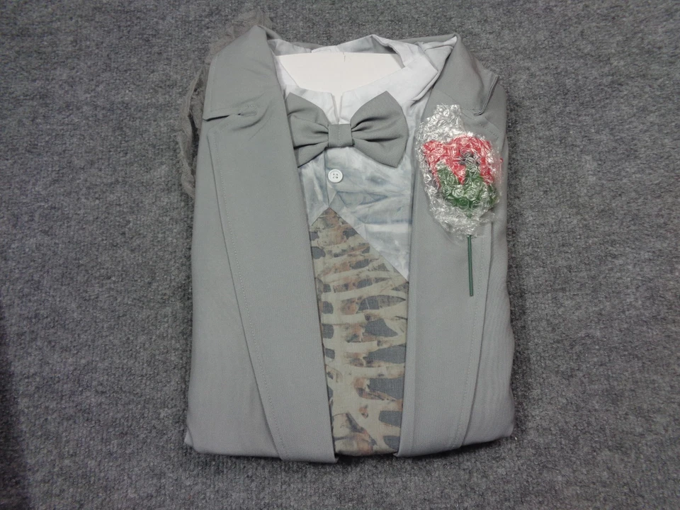 Dreamguy Got Cold Feet Zombie Groom Mens M Gray Halloween Costume - Image 3 of 4