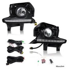 FL7016 For 2013-2016 Highlander LED Fog Light Bumper Lamp Kit 