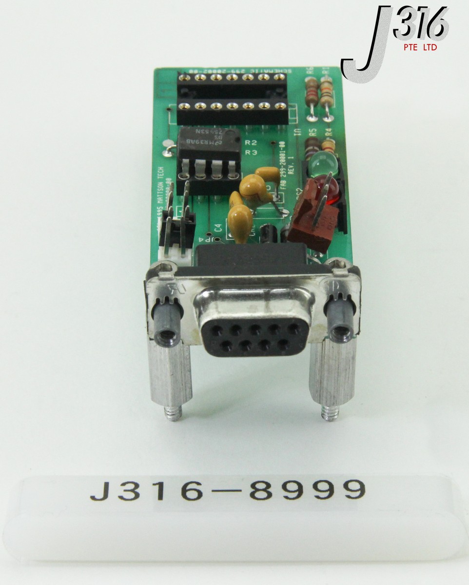 8999 MATTSON TECH PCB ICP PLASMA SENSE, A2, ASSY 299-20000-00 | eBay