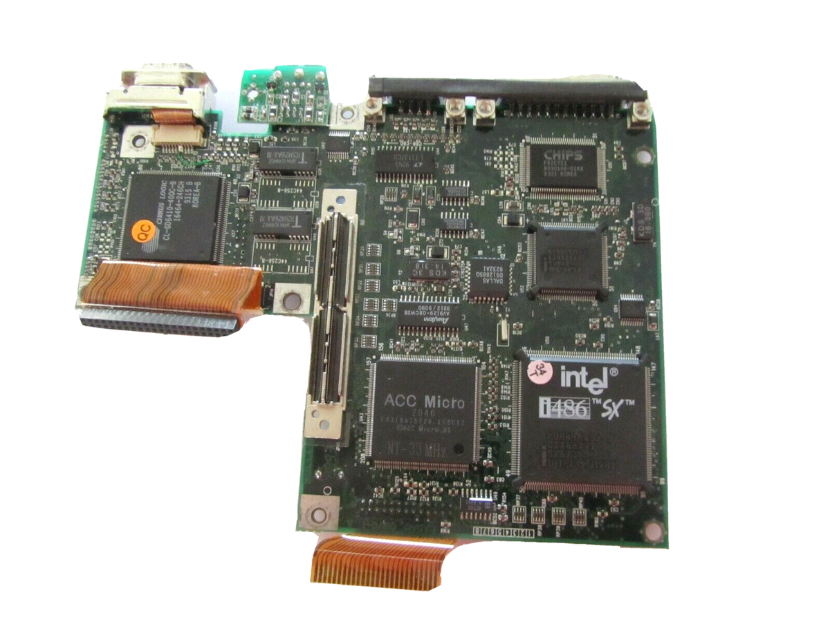 kenitec TS34T-25 Laptop Motherboard Intel i486 SX 25 MHz Cirrus