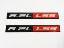 1 Chevy Camaro Ss Rs Ls3 6.2l Engine Hood Emblem Badge