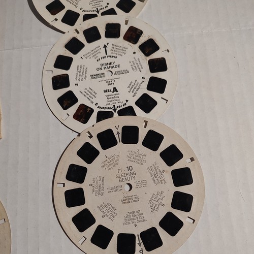 Vintage View-master 3-D Blue Viewer W- Sesame Street Disney Reels - Picture 6 of 9