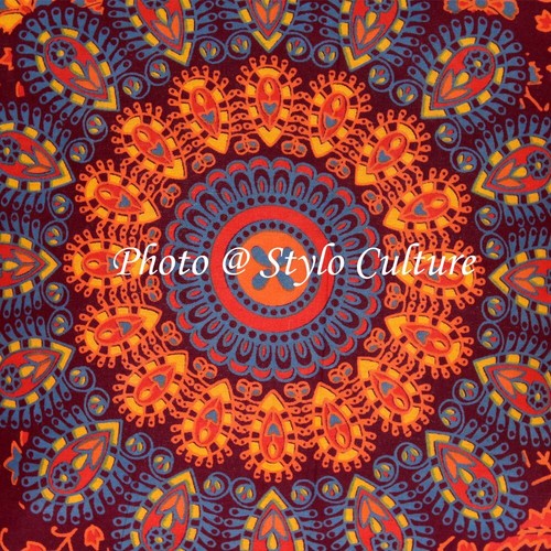 Boho Bohemian Cushion Cover Mandala Mandala Throw Decor Pillow Cover Case - Picture 3 of 5