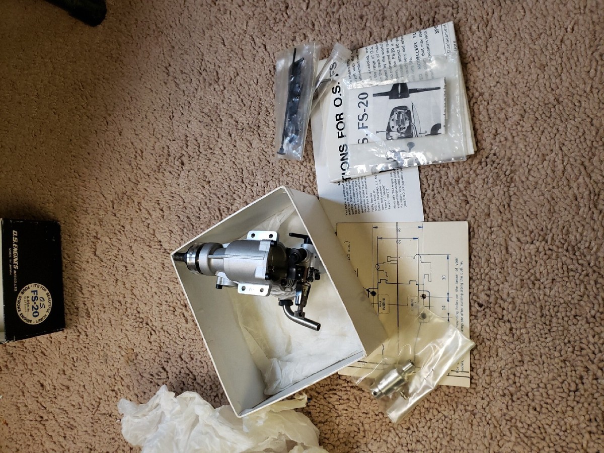 OS Engine - OS FS-20 four stroke motor - New! GH | eBay