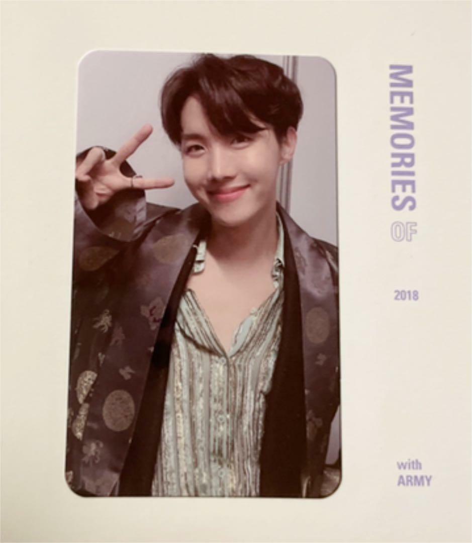 BTS MEMORIES OF 2018 Blu-ray Photocard J-HOPE Hosoku Bangtan Boys