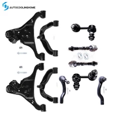 Front Upper & Lower Control Arm Tie Rod End For 2005-2018 NISSAN FRONTIER XTERRA