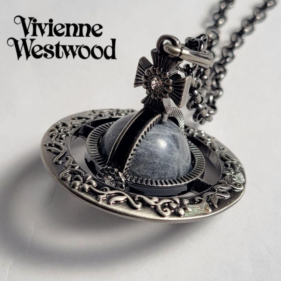 ☆関税込☆Vivienne Westwood★GRACE ORB PENDANT NECKLACES★ Vivienne Westwood Small Orb Necklace Pendant Greyish x