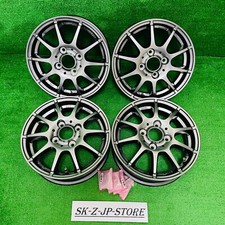 Mid Schneider Stag 13inch 4.0j 42 4h Pcd 100 Set Of 4 Mg Gray Wheel Rim Jdm New