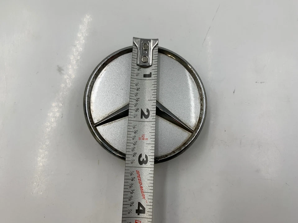 Tampão central roda aro Mercedes-Benz conjunto de 2 cromados 2-3/4 polegadas fabricante de equipamento original B01B21031 - Imagem 2 de 4