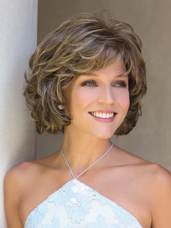 MARIAH Wig by NORIKO Rene of Paris, **ALL COLORS!** Curly Chin-Length Bob, NEW! - Image 3 of 4
