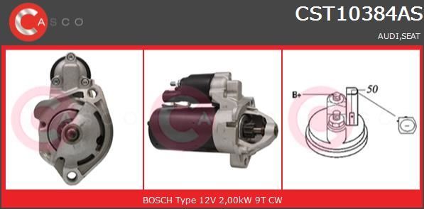 Démarreur Audi A4 B7 2.0 TDI 16V pièce de rechange moteur Avant et berline
