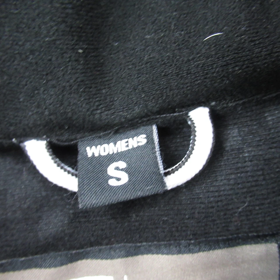 686 Abrigo Mujer Pequeño Manga Larga Bolsillos Cremallera Completa Exterior Con Capucha Foto 4 de 4