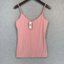 Attention Womens Tank Top Size Medium Pink Spaghetti Strap Lightweight New Tags