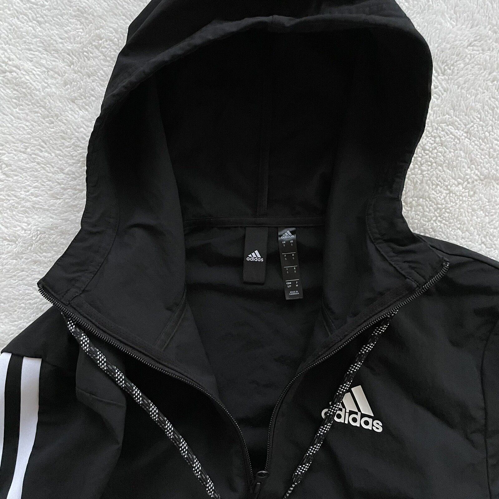 Adidas Men's Soccer 3-Stripes Wind Jacket, Black,… - image 3