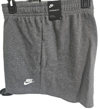 Womens Nike Terry Shorts New Size 3XL Gray