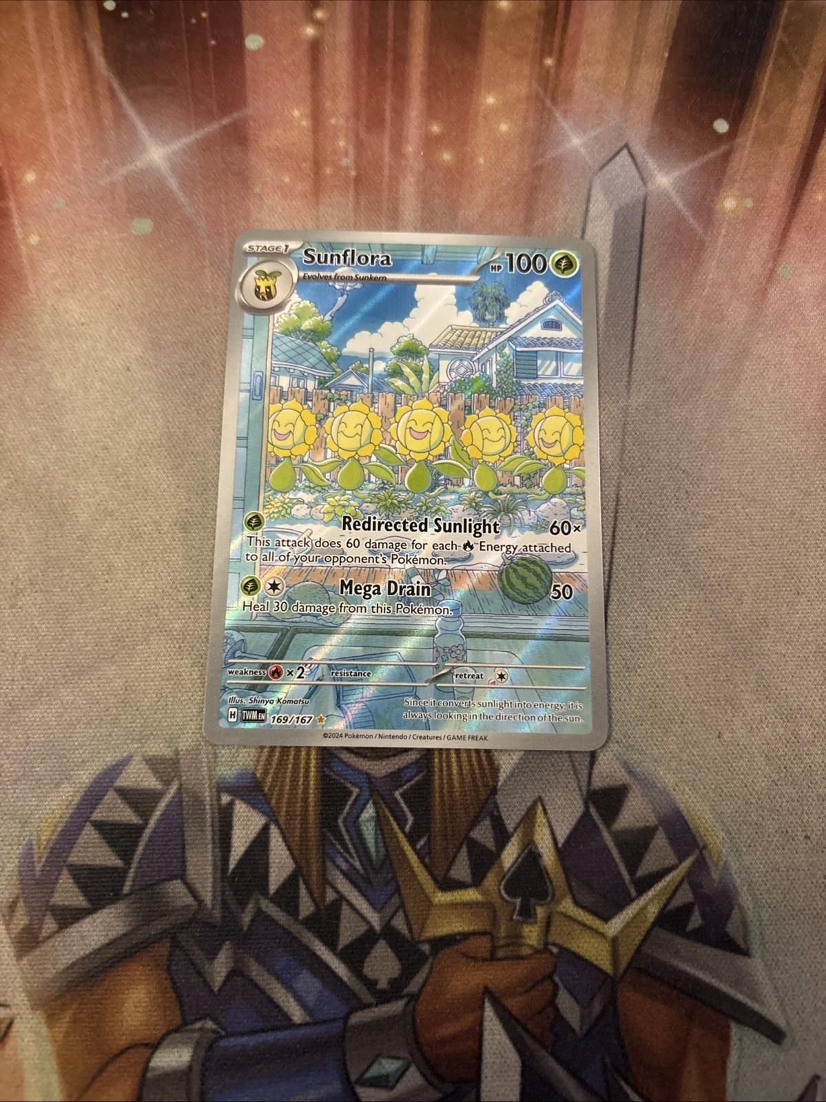 Sunflora 169/167 - Twilight Masquerade Illustration Rare - Pokemon TCG - NM