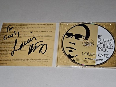 Louis Katz ''If These Balls Could Talk'' CD 2011 Comedy HAND SIGNED/AUTOGRAPHED