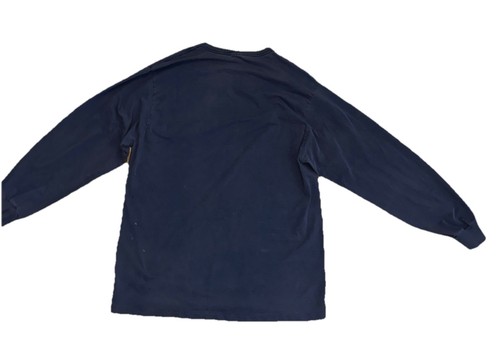 Vintage Polo Ralph Lauren Bear Long Sleeve Shirt Men’s Size Large Blue - Picture 2 of 7