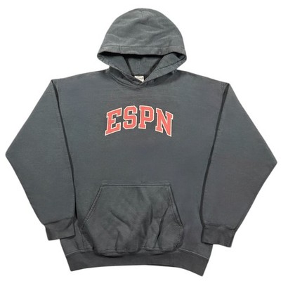 Vintage 90's ESPN Sports Promotional Hoodie Sweatshirt Size Large 