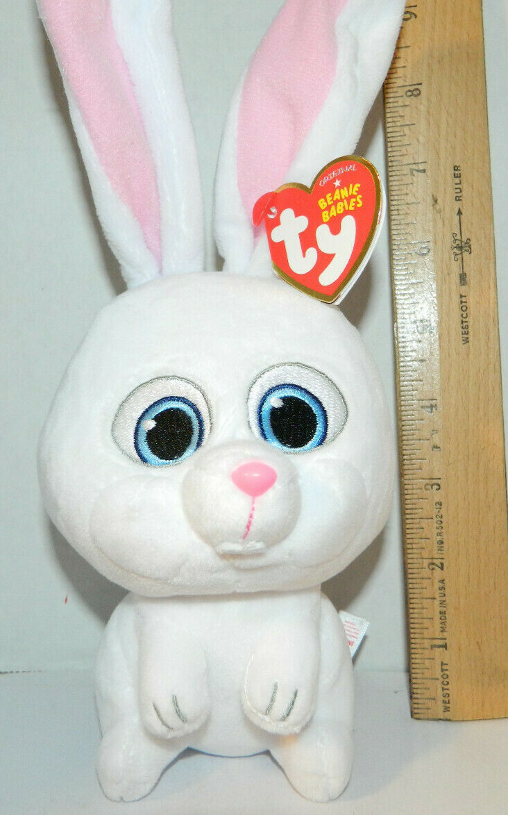 Ty Beanie Babies 41168 Secret Life of Pets Snowball The White