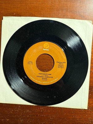 Fortunate Son Creedence Clearwater Revival Down On The Corner 45 rpm Record
