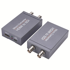 HDMI To SDI Audio Video 3G/SD/HD-SDI Converter Adapter for Camera Laptop Monitor