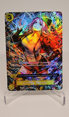 One Piece Card Game Jewelry Bonney OP08-105 SR Special Foil  EN Proxy Card!!!