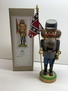 Lothar Junghanel Civil War Confederate Nutcracker Hand Carved Drecheslerei 2004