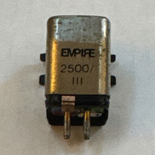 Empire 2500/III Turntable Phono Cartridge, Silver/Black, Metal/Plastic