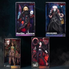 NEW JAKKS Pacific Doll Haus of Dread Set of 4 Ghost Face Hellraiser Jason SAW