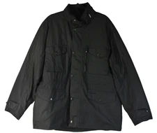 NEW, BARBOUR MEN’S Barbour Waxed Sapper Jacket in Black size XL #WAX249