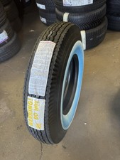 7.60-15 Coker Class 3 White Wall Tires Bias 4 Ply 7.60x15