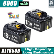 2X 18V Cordless Tool Replace Battery For Makita BL1830B BL1840B BL1850B BL1860B