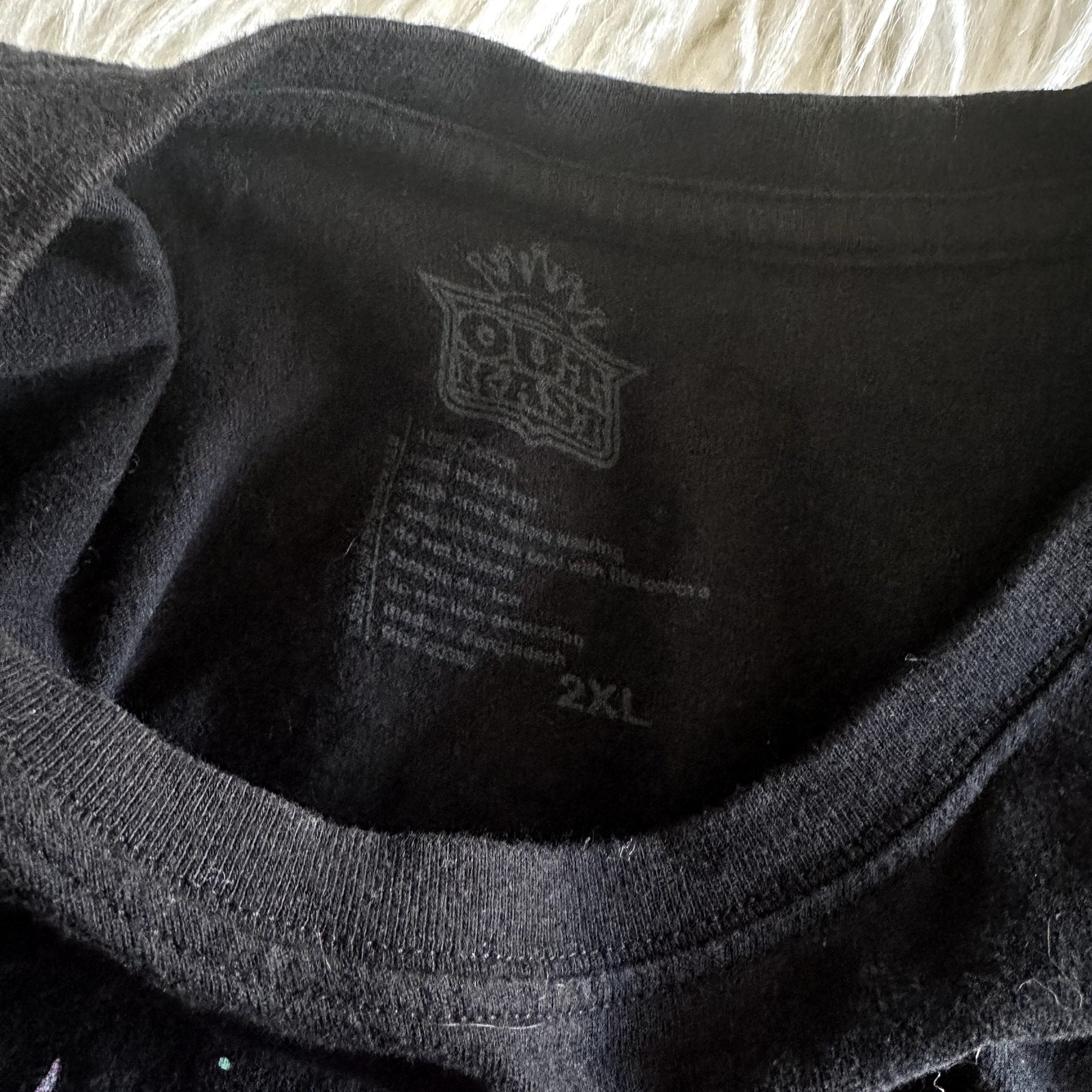 ALTRA OUTKAST "ATLIENS" T shirt nera ufficiale viola auto uomo 2XL taglie forti