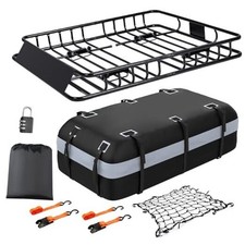 Heavy Duty Universal Rooftop Cargo Carrier Roof Rack, ROOF 64" and BAG