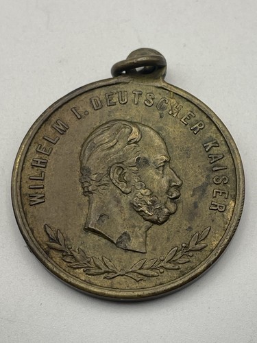 Wilhelm I Deutscher Kaiser Berlin 1880 Parade Medal Charm