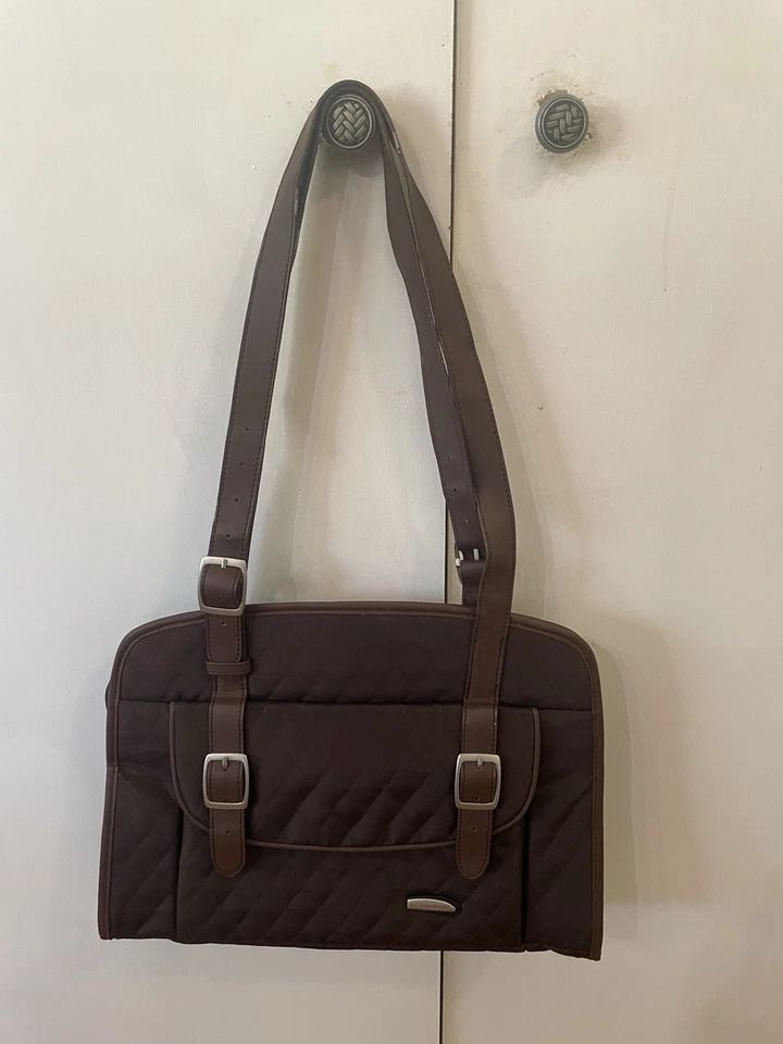 NUEVO Cartera/bolso/cartera de hombro Travelon acolchada/bolsillos por dentro y por fuera-15x4x12 Foto 2 de 4