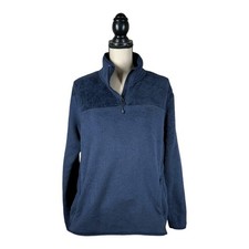 Eddie Bauer Quest Fleece Quarter Zip Pullover Womens Size XL