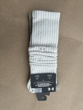 NWT Under Armour 2 Pr Sportswear Cushion Scrunch Crew Socks Men 13-16