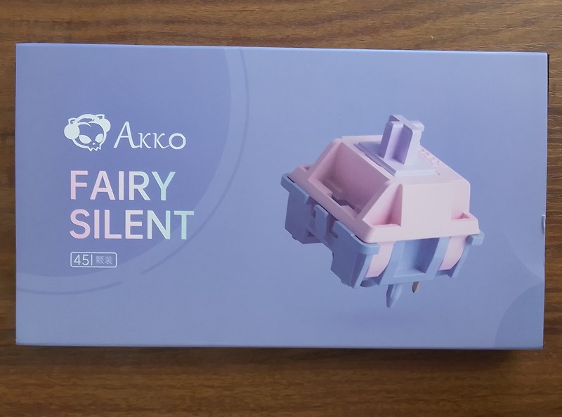 Akko Fairy Silent Linear Mechanical Keyboard Switch, 50g, 5-pin, MX stem, 45 pcs