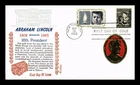 US COVER ABRAHAM LINCOLN PROMINENT AMERICANS FDC COMBO KHOL KRAFT CACHET