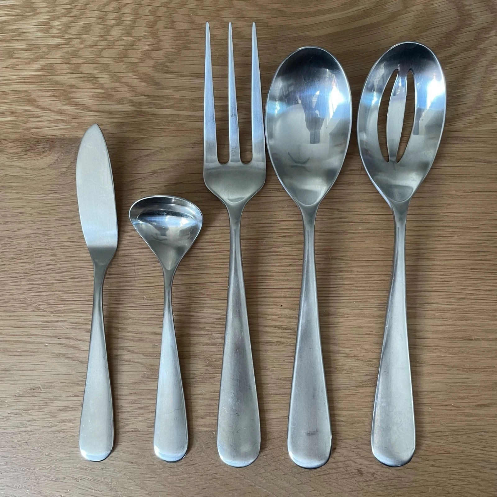 Yamazaki Morrison Stainless 5pc Hostess Serving Set Flatware Satin