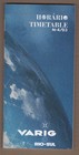 VARIG Timetable  July 1, 1993 = — photo 1