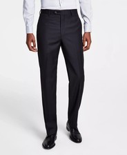 Michael Kors Mens Classic fit Wool-Blend Stretch Solid Suit Separates Pant 34x30